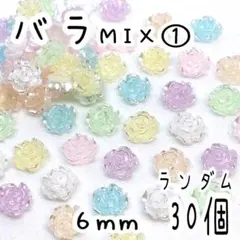 バラ MIX① 30個/ ネイルパーツ