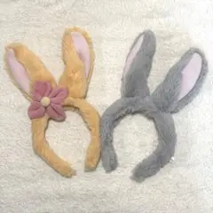 ミスバニー とんすけ カチューシャ セット TDL TDS ディズニー