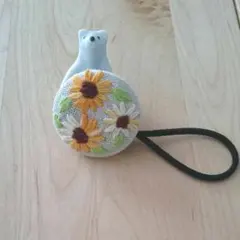 【７】ひまわりリース♪夏ヘアゴム