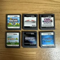 Nintendo DS ソフト 6本セット　まとめ売り　ポケモン　マリオ　どう森