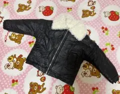 暖かい　黒 ジャケット 120cm 冬