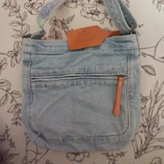 Dakota デニムショルダーバッグ ライトブルー