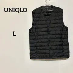 UNIQLOウルトラライトダウン ベスト ブラック L メンズ