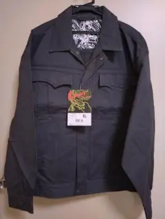 ワークブルゾン・3L・チャコールグレー