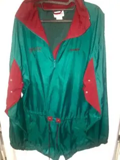 Reebok BlackTop ハーフジップ切替プルオーバーナイロンジャケット