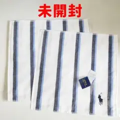 ポロ ラルフローレン ハンカチ タオルハンカチ ブランド 2枚