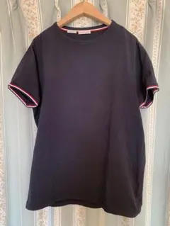 MONCLER ネイビー スリムフィット Tシャツ