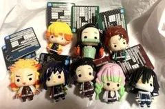 【新品・未使用・タグ付】鬼滅の刃 ゆらゆらマスコット 8体セット