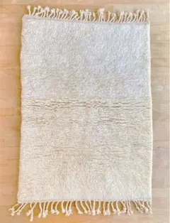 【モロッコ直輸入】新品ベニワレンラグ上質ウール