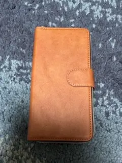 手帳型スマホケース ブラウン