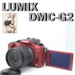 美品/パナソニック Panasonic LUMIX DMC-G2 カメラ レッド - メルカリ