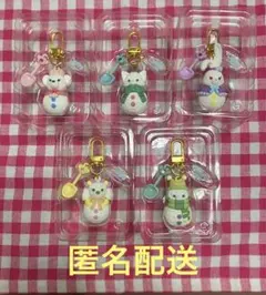 【未開封新品】ダッフィー 新作 雪だるま チャーム 全７種 コンプセット 未開封新品】ダッフィー 新作 雪だるま チャーム 全7種 コンプセット