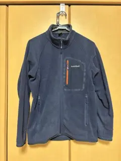 mont-bell ClimaPlus フリースジャケット ネイビー メンズＳ