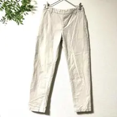 無印良品 コーデュロイストレートパンツ M オフホワイト