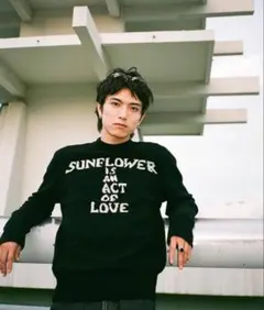 Lサイズ SUNFLOWER moon love knit blackのサムネイル