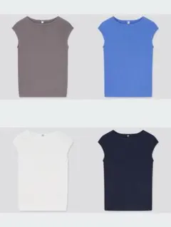 UNIQLO ユニクロ スーピマコットンノースリーブセーター 4色セット
