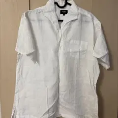 BEAMS HEART リネン ホワイトシャツ M