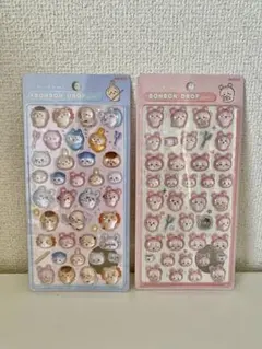 【正規品】ボンボンドロップシール 2枚セット ちいかわ カニちゃん 第2弾