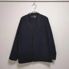 無印良品　両面起毛フランネルカーディガン 紳士　Sサイズ　黒