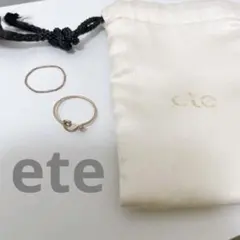 限定セット】ete ウォーターマーク ブラウン ピアス - メルカリ