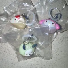 なりきりまん　キティ　ポチャッコ マイメロ めじるしアクセサリー