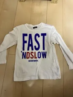 DIESEL ホワイト 長袖Tシャツ120？130センチ
