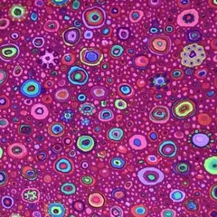 USAコットンケイフファセット ローマングラス クリムゾン 45cm