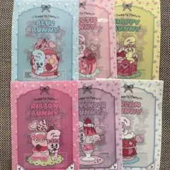 セブンイレブン　エスターバニー　A5クリアファイル コンプリートセット