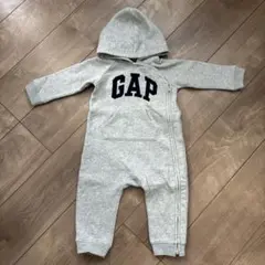 GAP フード付きロンパース グレー　アウター　ジャンプスーツ