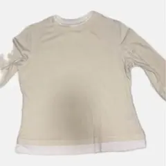 H&M レイヤード風　長袖Tシャツ
