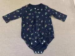 西松屋 いちご柄 長袖ロンパース 60-70cm