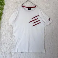 E494 希少/55DSL / クルーネック Tシャツ / ホワイト/ S