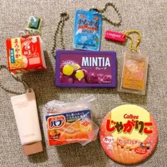 ガチャ ミニチュア 7点 まとめ売り 食品 お菓子 駄菓子 おもちゃ 化粧品
