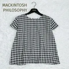 ★MACKINTOSH PHILOSOPHY★ギンガムチェック ブラウス 38のサムネイル