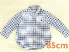 ラルフローレン☆チェック柄 長袖シャツ　80〜85cm
