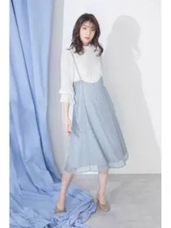 春ジルバイジルスチュアート♡ストラップジャンスカ♡S♡ブルーのサムネイル