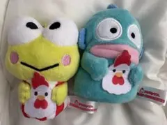 けろけろけろっぴ　ハンギョドン からあげクンコラボマスコット