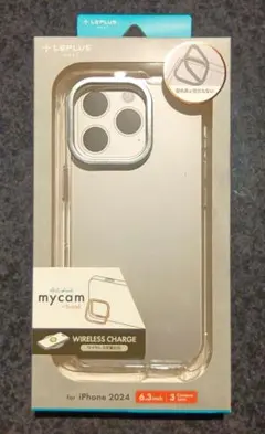 iPhone2024 6.3インチ3カメラ対応新品未開封ケース☆*ワイヤレス充電