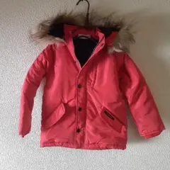 中綿コート ファー付きフード