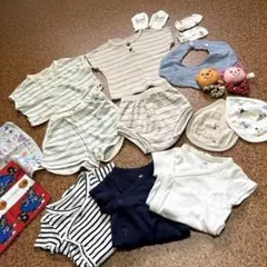 【単品売り可能】　新生児　ベビー服　H&M 半袖ロンパース3点　その他まとめ売り