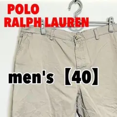 F419【POLO RALPH LAUREN】ハーフパンツ【40インチ】