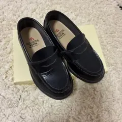 HARUTA KIDS ブラックローファー　18センチ