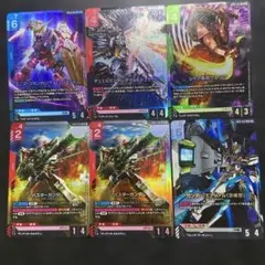 ガンダムカードゲーム 「Steel Requiem」LR＆R+ 4枚セット - メルカリ