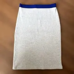 ZARA TRF タイトスカート リブ グレー Sサイズのサムネイル