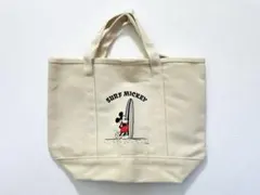 新品未使用SURF MICKEYトート＆ポーチセットキャンパス生地21×27