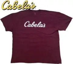 Cabela's バーガンディ ビックサイズTシャツ　ワイン　3XLのサムネイル