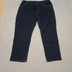 ウエストゴム デニムパンツ インディゴのサムネイル