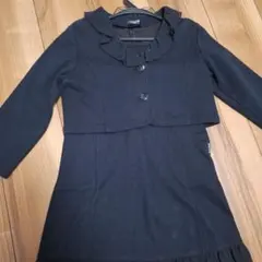 COMME CA ISM ブラックドレス 130A