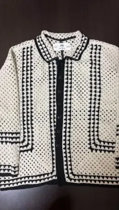 PUAL CE CIN 編み込みカーディガン