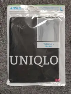 【UNIQLO】AIRism/☆ マイクロメッシュ☆ノースリーブ☆メンズLサイズ